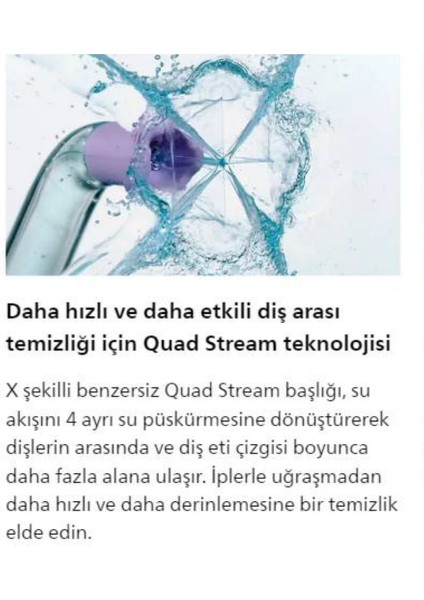 Sonicare Cordless Power Flosser 3000 HX3826/31 Ağız Duşu