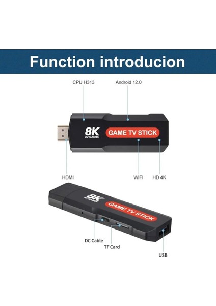 G-Stick V5™ 2 Sistemli Android Akıllı Konsol Pes Fifa Gta Oyun Yükleme Imkanı fiyatları