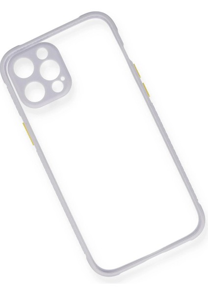 iPhone 12 Pro Max Kılıf Miami Şeffaf Silikon - Lila - NEO8544-1151 modelleri