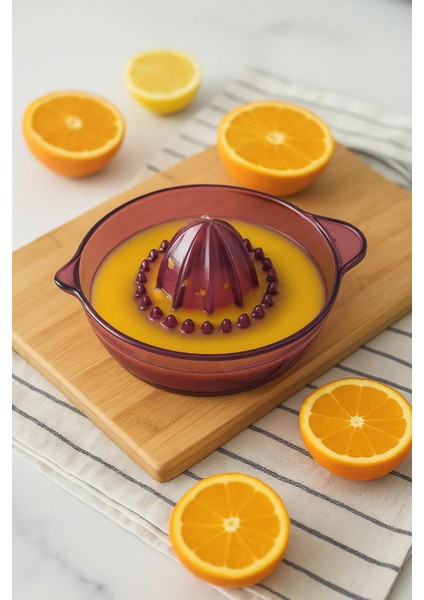 Akrilik Mürdüm Narenciye Limon & Portakal Sıkacağı Pratik Portakal Sıkacağı fiyatları
