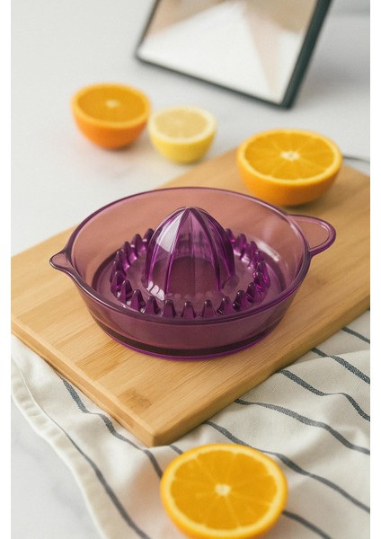 Akrilik Mürdüm Narenciye Limon & Portakal Sıkacağı Pratik Portakal Sıkacağı modelleri