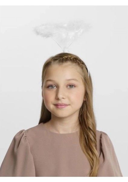 Beyaz Otrişli Tüylü Esnek Yapı Melek Haresi Melek Tacı modelleri