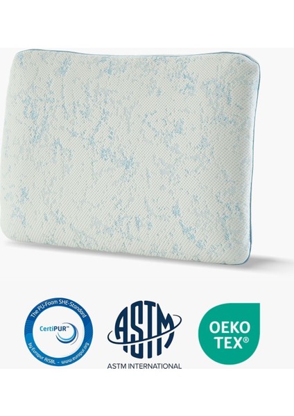 1-8 Yaş Çocuk Yastığı Sertifikalı, Ten Hissiyatlı Pamuklu Özel Kılıf, Nefes Alan Bütün Visco Sünger fırsatları