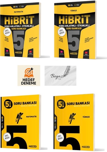 Hız 5.sınıf Hibrit Matematik Türkçe Konu Anlatımlı Soru Matematik Türkçe Soru Bankası Hedef Deneme