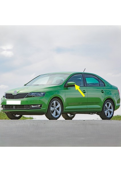 Skoda Rapid 2016-2020 Sol Dikiz Ayna Sinyal Lamba Camı 6V0949101A