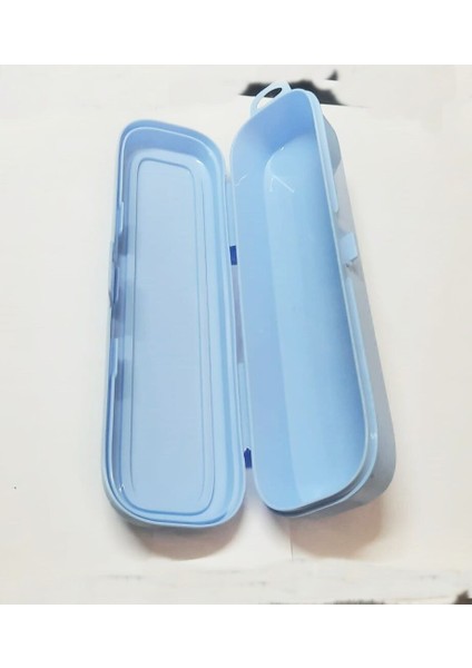 Turkuaz Multi Renkli Kapaklı Kalemlik Kutusu -Çanta Içi Saklama - Diş Fırçası - Makyaj Fırçası Kutu fiyatları