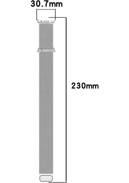 Samsung Galaxy Watch 8 40MM 44MM Uyumlu Manyetik Milanese Loop Metal Kordon indirimleri