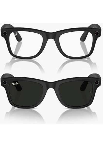 Ray-Ban Wayfarer Akıllı Gözlük Mat Siyah (Güneşte Kararan Cam Transitions )