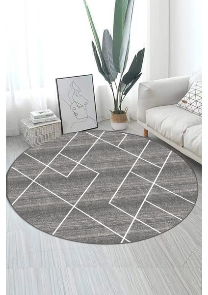 Dijital Kaymaz Yıkanabilir Iskandinav Salon Halısı Mutfak Halısı Koridor Halısı Halı-Yolluk D4099