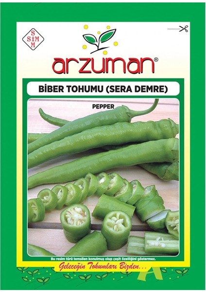 Sofralık Sera-Demre Biber Tohumu-10 Gram