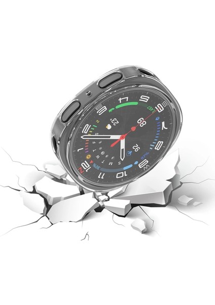 Samsung Galaxy Watch 8 44MM Şeffaf Yumuşak Silikon Tam Koruma Kasa ve Ekran Koruyucu Tpu Full Cover fırsatları