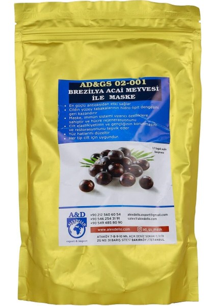 Brezilya Acai Meyvesi ile Maske