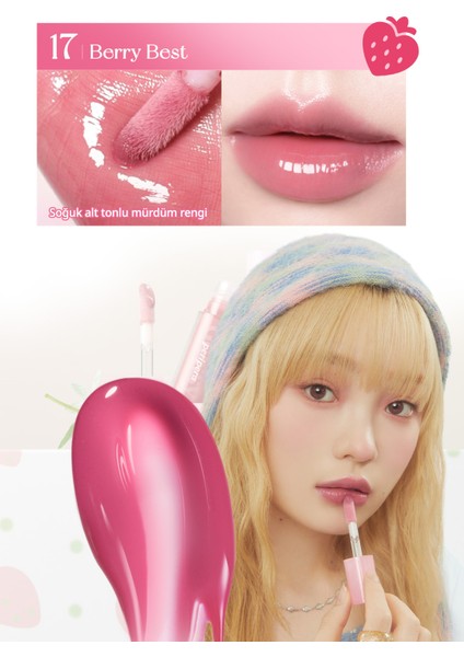 Dudaklara Dolgun ve Işıltılı Görünüm Sunan Gloss PERIPERA Ink Glasting Lip Gloss (17 Berry Best) fiyatları