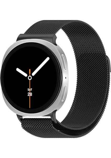 Samsung Galaxy Watch 8 40MM 44MM Uyumlu Manyetik Milanese Loop Metal Kordon