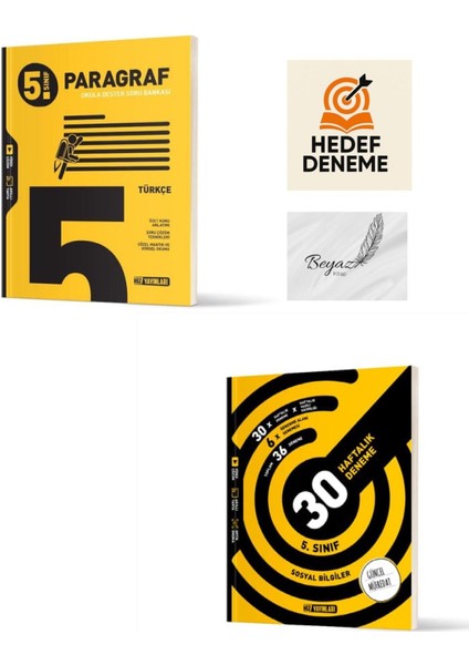 Hız 5.sınıf Paragraf Soru 30 Haftalık Sosyal Bilgiler Denemeleri Hedef Deneme