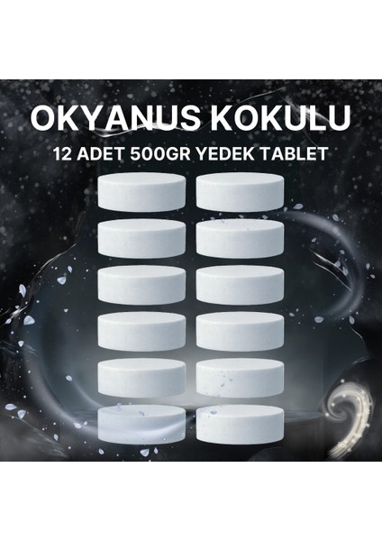 6 Adet 2X500 gr Nem Alıcı Rutubet ve Küf Önleyici Yedek Tablet Okyanus
