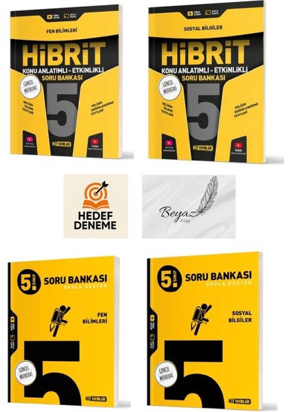 Hız 5.sınıf Hibrit Fen Sosyal Konu Anlatımlı Soru Fen Sosyal Soru Bankası Hedef Deneme