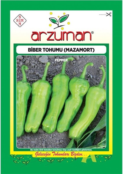 Köy Tipi Üç Burun Mazamort Biber Tohumu-10 Gram
