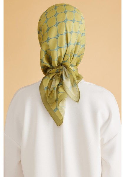 Fresh Pure Eşarp 7 - 30 Yeşil Karışık Desen 50000 fırsatları