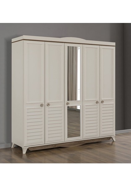Dardason 5 Kapılı Panjurlu Irmak Dolap