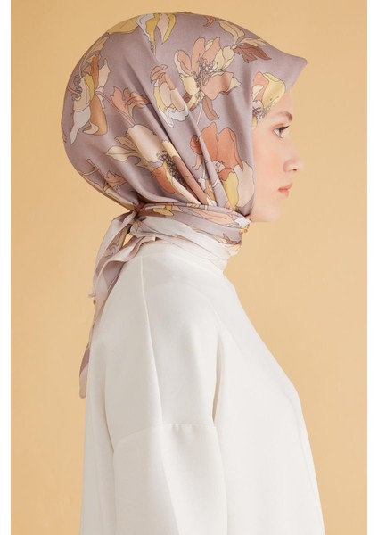 Fresh Pure Eşarp 2 - 06 Koyu Vizon Karışık Desen 49984 modelleri