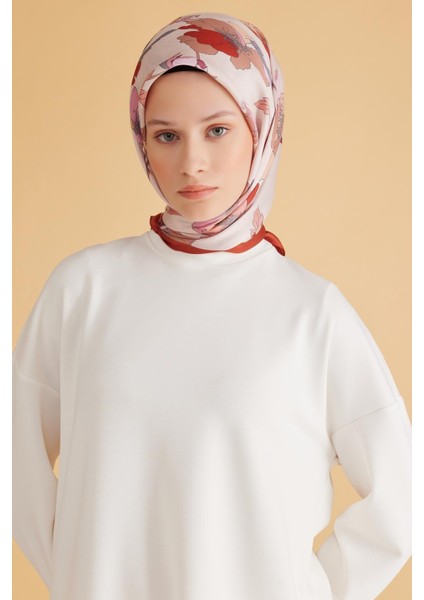 Fresh Pure Eşarp 2 - 08 Krem Karışık Desen 49988