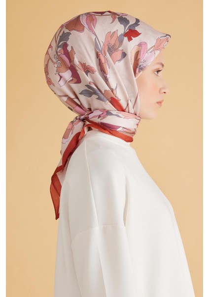 Fresh Pure Eşarp 2 - 08 Krem Karışık Desen 49988 modelleri