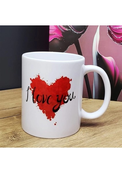 I Love You Tasarım Bardak modelleri