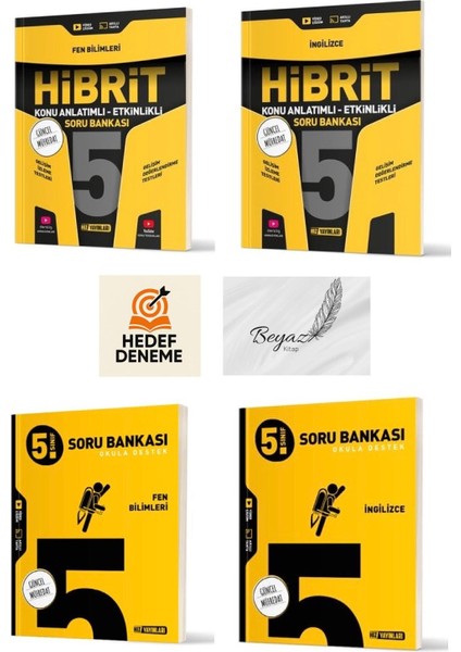 Hız 5.sınıf Hibrit Fen Ingilizce Konu Anlatımlı Soru Fen Ingilizce Soru Bankası Hedef Deneme
