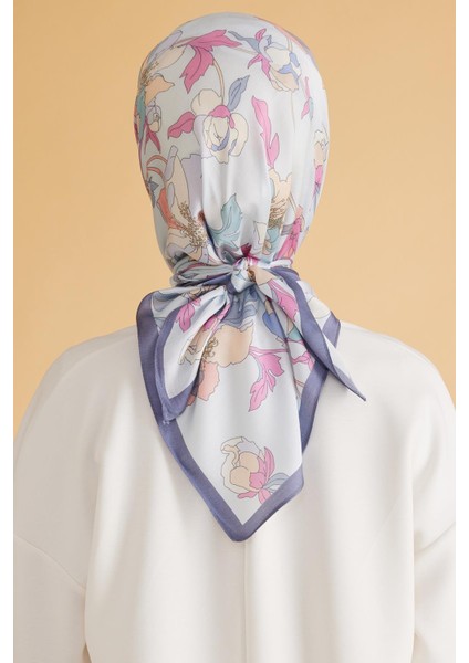 Fresh Pure Eşarp 2 - 04 Buz Mavi Karışık Desen 49986 fırsatları