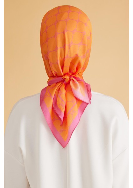 Fresh Pure Eşarp 7 - 29 Turuncu Karışık Desen 49999 fırsatları