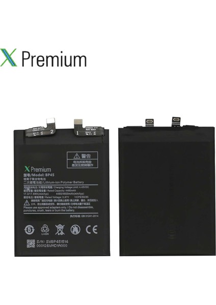 Xpremium Xiaomi Mi 12 Pro (BP45) Batarya – 4600 Mah Süper Yüksek Kapasiteli Güçlendirilmiş Pil modelleri