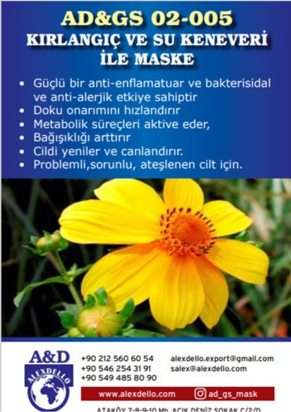 Kırlangıç ve Su Keneveri ile Maske fiyatları