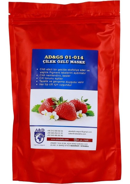 Gözenek Temizleyici, Sıkılışatırıcı ve Güzellik Maskesi - Çilekli Özlü Maske - 350 Gr. modelleri