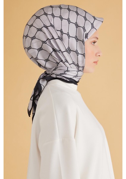 Fresh Pure Eşarp 7 - 23 Gri Karışık Desen 49994 modelleri