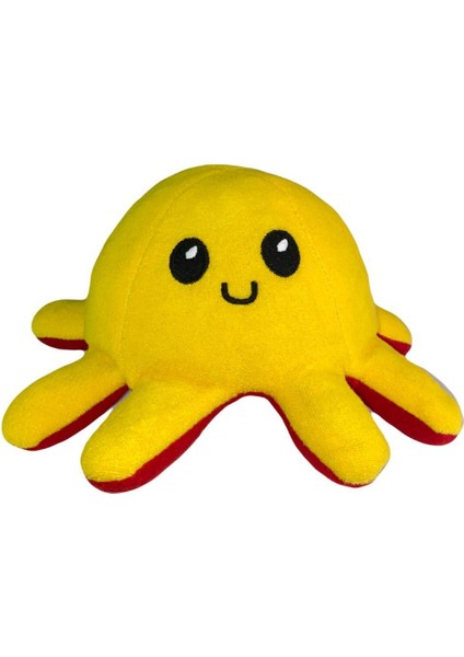 Mood Değiştiren Ahtapot Sarı-Kırmızı Peluş Oyuncak Uyku Arkadaşı Peluş Hediye fiyatları