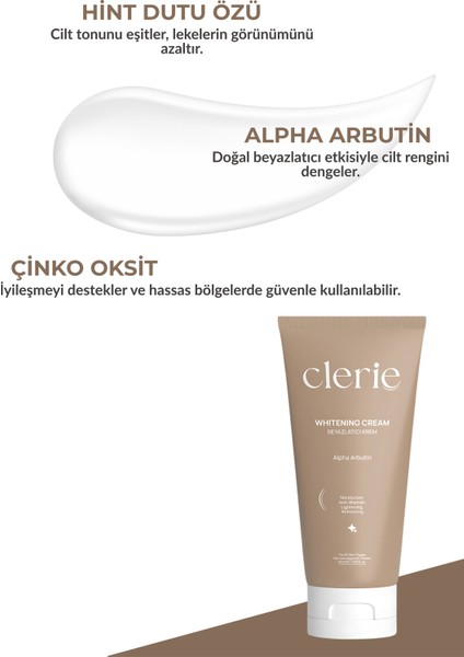 Cilt Beyazlatıcı Krem – Hint Dutu & Alpha Arbutin Leke Karşıtı ve Aydınlatıcı Parfümsüz Nemlendirici Beyazlatma Kremi - Renk Açıcı fiyatları