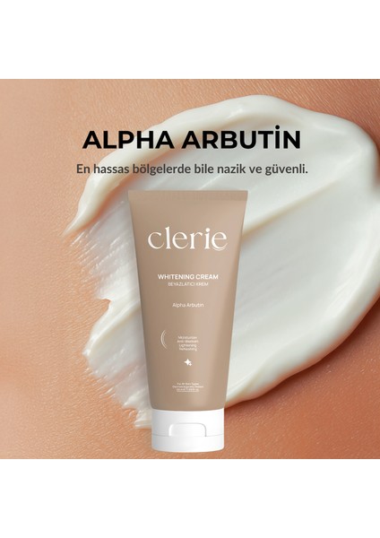Cilt Beyazlatıcı Krem – Hint Dutu & Alpha Arbutin Leke Karşıtı ve Aydınlatıcı Parfümsüz Nemlendirici Beyazlatma Kremi - Renk Açıcı