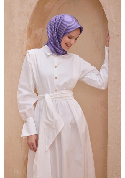 Tivil İpek Eşarp 4115 - 92 Mor Karışık Desen fiyatları