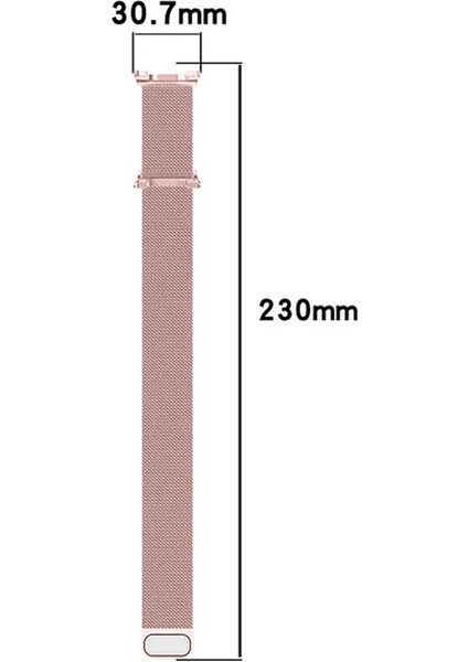Samsung Galaxy Watch 8 40MM 44MM Uyumlu Manyetik Milanese Loop Metal Kordon indirimleri