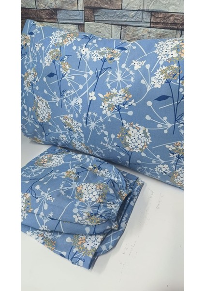 Tek Kişilik Pamuklu Papatya Desen Lastikli Çarşaf Takımı modelleri