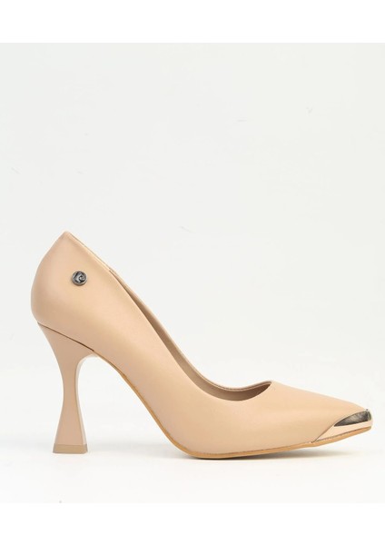 Bej Kadın Abiye Ayakkabı PC-54223 Z modelleri