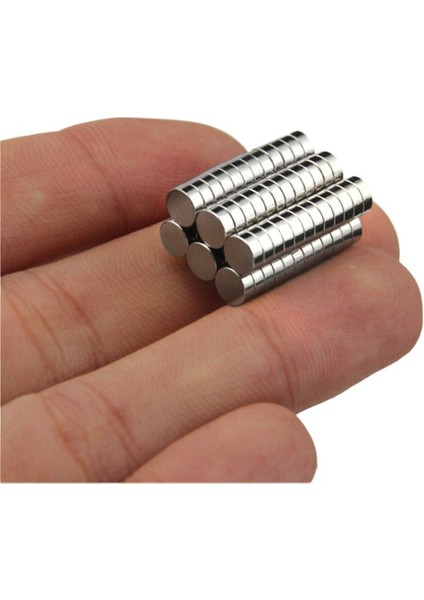 100 Adet 5x2 mm Yuvarlak Neodyum Mıknatıs , N35 Kalite Güçlü Magnet indirimleri