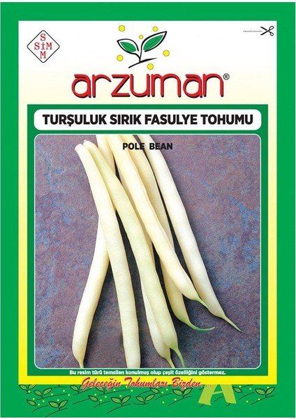 Turşuluk Sarı Sırık Fasulye Tohumu-50 Gram