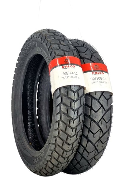Activa 125 Uyumlu Lastik Takımı 90/100-10 ve 90/90-12 Speedblaster/blaster Ht