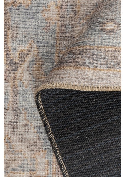 Relic Gri Vintage Dokulu Klasik Desenli Dokuma Tabanlı Şönil Halı Al 511 indirimleri