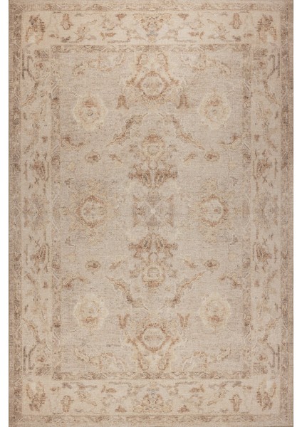 Relic Bej Vintage Dokulu Klasik Desenli Dokuma Tabanlı Şönil Halı Al 523 fiyatları