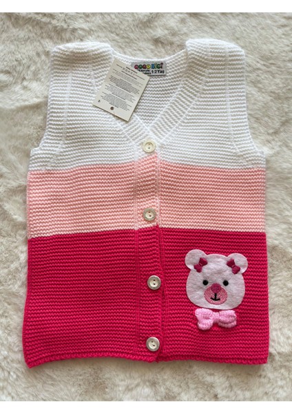 Ayı Armalı Örme Yelek