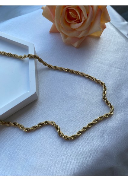 Çelik Orta Kalın Burgu Zincir