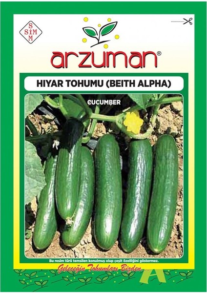 Hoş Kokulu Beith Alpha Salatalık Tohumu-10 Gram